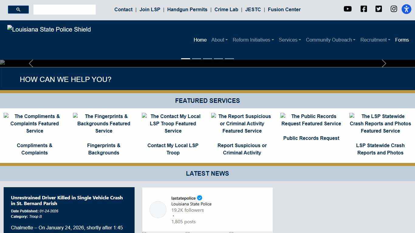 Home - Louisiana State Police